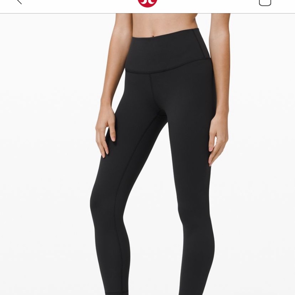 lululemon black wunder under leggings